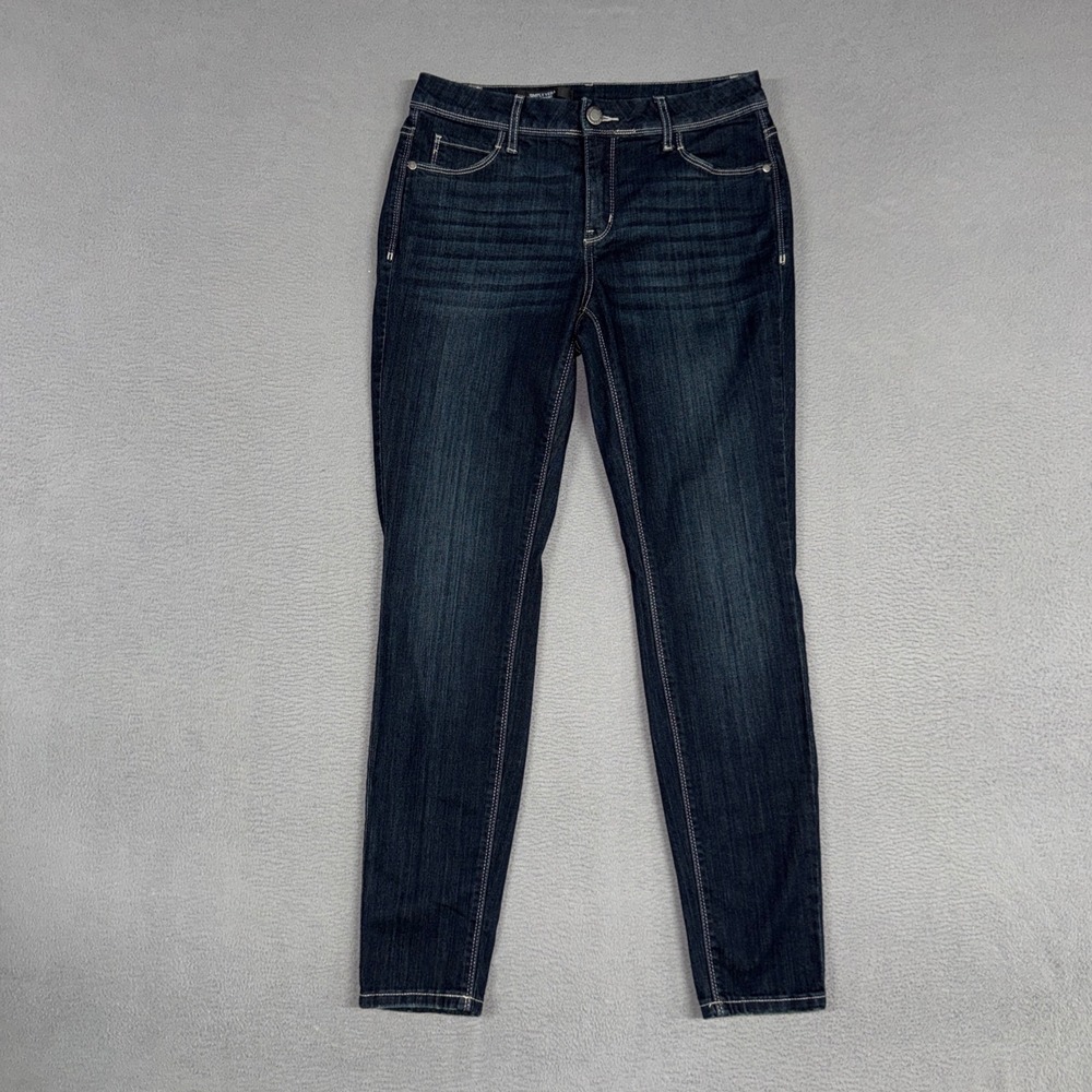 Simply Vera Vera Wang Jeans Womens 6 Blue Skinny Dark Wash Stretch Denim Preppy